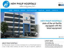 Tablet Screenshot of philiphospitals.com